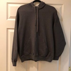 Cotton gray hoodie